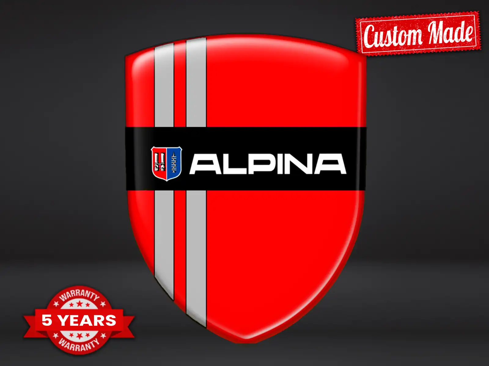 Alpina Autoaufkleber Limitiert Premium Modern